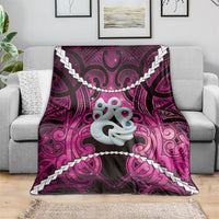 Maori Matariki Manaia Mawhero Blanket Maori Kowhaiwhai Pattern Galaxy