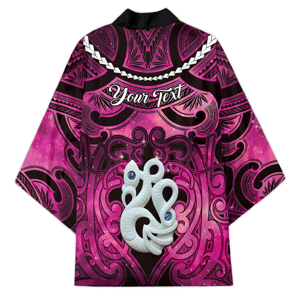 Personalised Maori Matariki Manaia Mawhero Kimono Maori Kowhaiwhai Pattern Galaxy