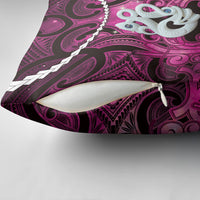 Maori Matariki Manaia Mawhero Pillow Cover Maori Kowhaiwhai Pattern Galaxy