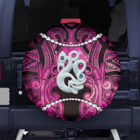 Maori Matariki Manaia Mawhero Spare Tire Cover Maori Kowhaiwhai Pattern Galaxy