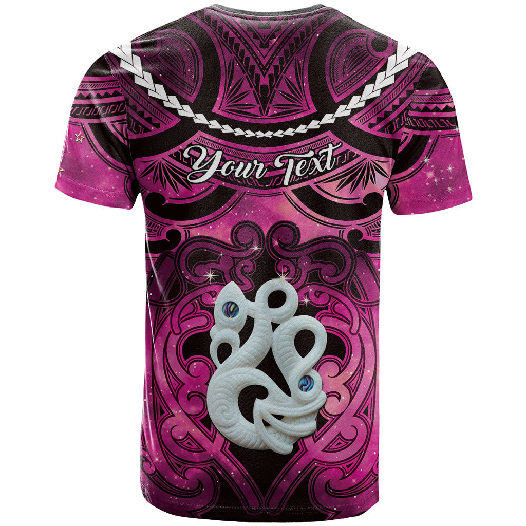 Personalised Maori Matariki Manaia Mawhero T Shirt Maori Kowhaiwhai Pattern Galaxy