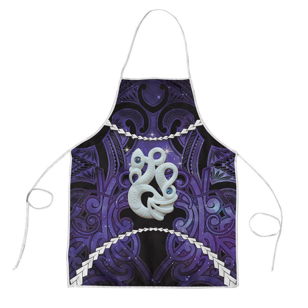 Maori Matariki Manaia Waiporoporo Apron Maori Kowhaiwhai Pattern Galaxy