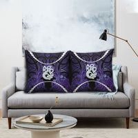 Maori Matariki Manaia Waiporoporo Pillow Cover Maori Kowhaiwhai Pattern Galaxy