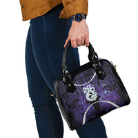 Maori Matariki Manaia Waiporoporo Shoulder Handbag Maori Kowhaiwhai Pattern Galaxy LT01 - Polynesian Pride