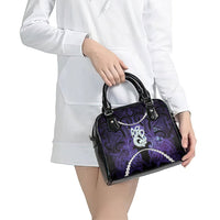 Maori Matariki Manaia Waiporoporo Shoulder Handbag Maori Kowhaiwhai Pattern Galaxy LT01 - Polynesian Pride
