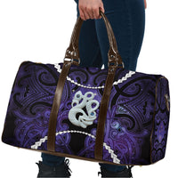 Maori Matariki Manaia Waiporoporo Travel Bag Maori Kowhaiwhai Pattern Galaxy