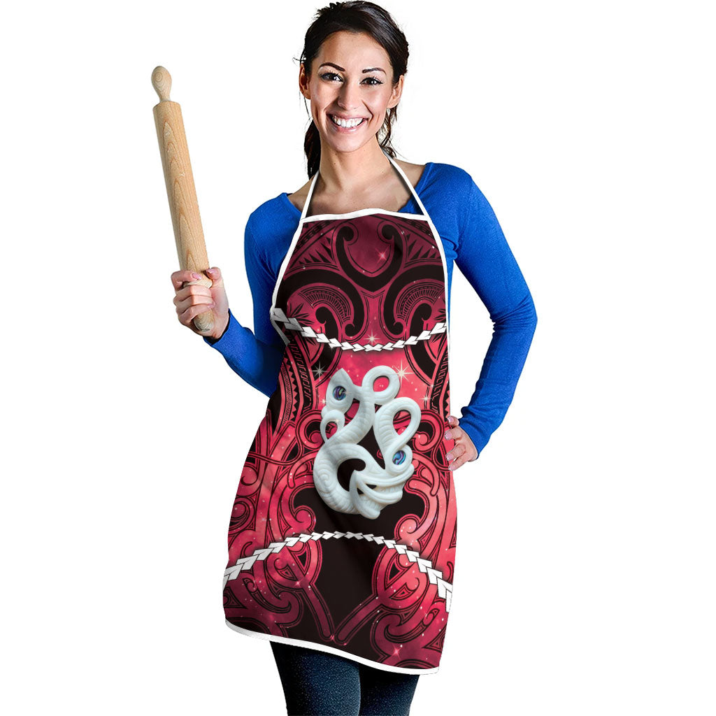 Maori Matariki Manaia Whero Apron Maori Kowhaiwhai Pattern Galaxy
