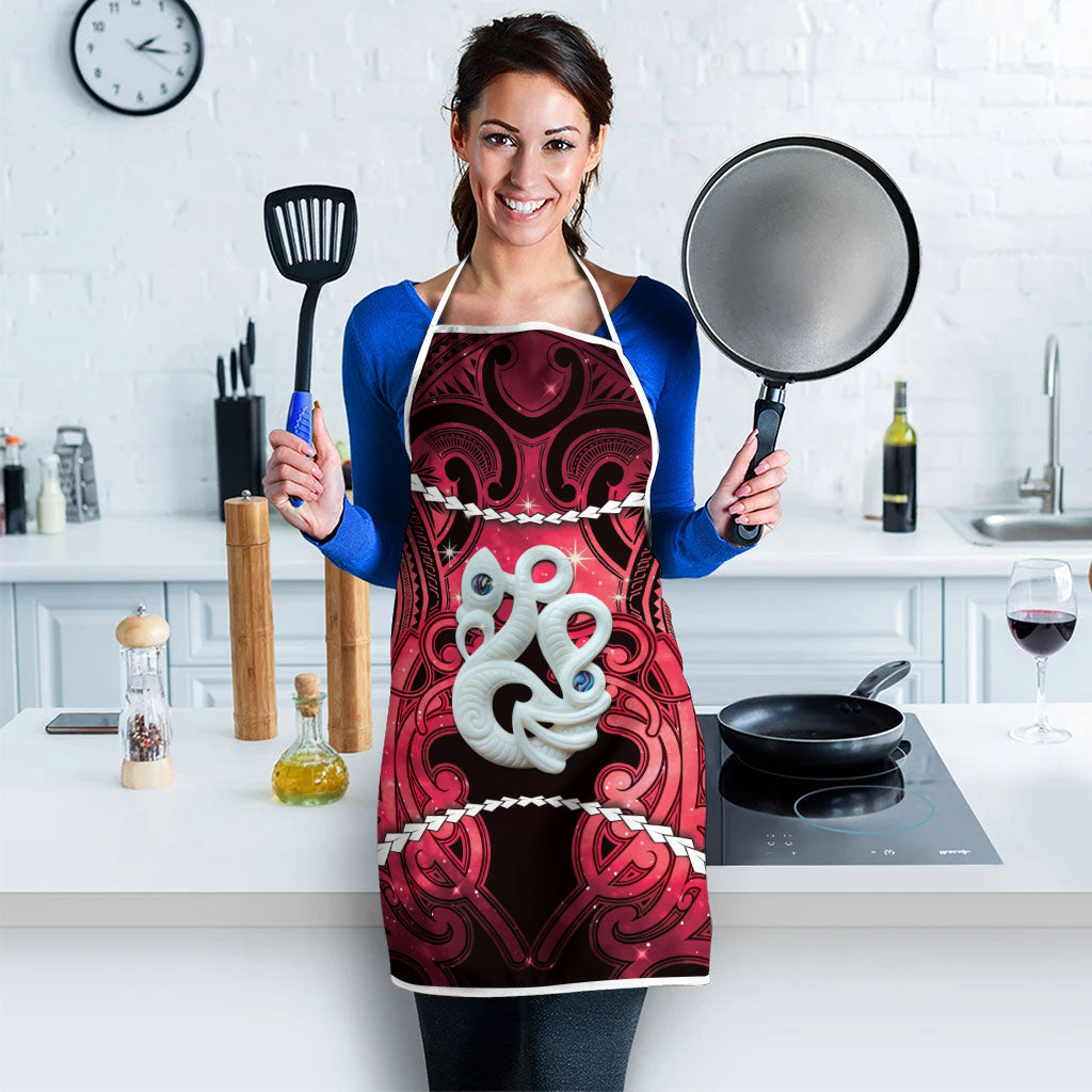 Maori Matariki Manaia Whero Apron Maori Kowhaiwhai Pattern Galaxy