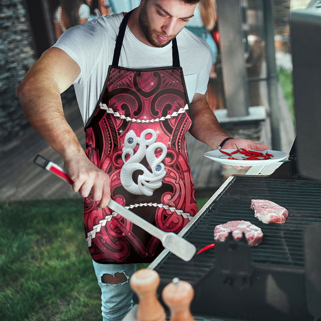 Maori Matariki Manaia Whero Apron Maori Kowhaiwhai Pattern Galaxy