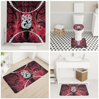 Maori Matariki Manaia Whero Bathroom Set Maori Kowhaiwhai Pattern Galaxy