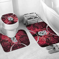 Maori Matariki Manaia Whero Bathroom Set Maori Kowhaiwhai Pattern Galaxy