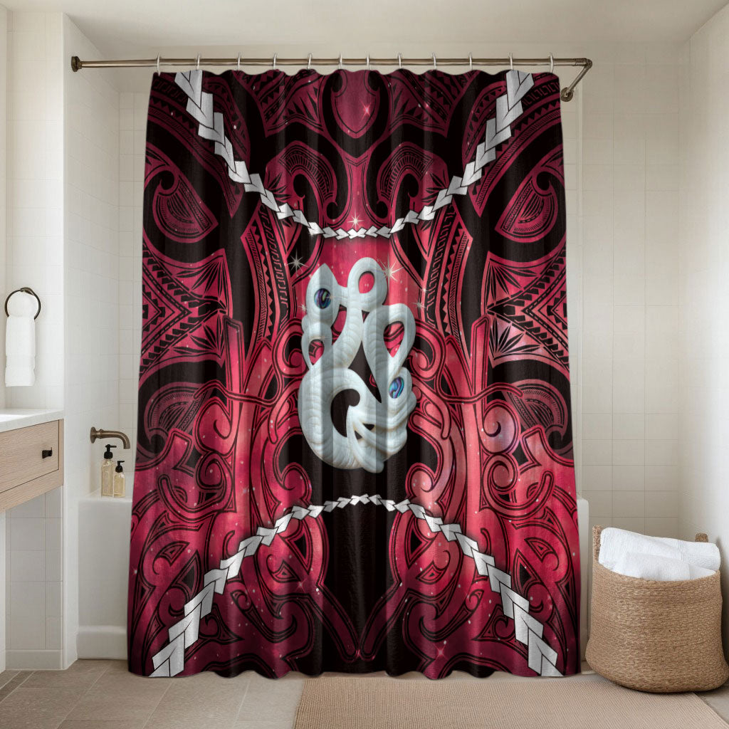 Maori Matariki Manaia Whero Bathroom Set Maori Kowhaiwhai Pattern Galaxy