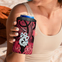 Personalised Maori Matariki Manaia Whero 4 in 1 Can Cooler Tumbler Maori Kowhaiwhai Pattern Galaxy LT01 - Polynesian Pride