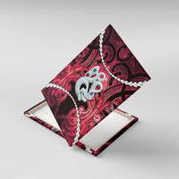 Maori Matariki Manaia Whero Canvas Wall Art Maori Kowhaiwhai Pattern Galaxy