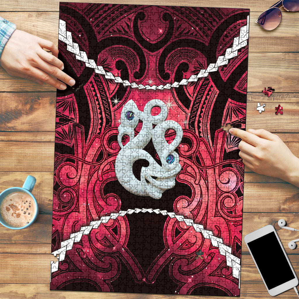 Maori Matariki Manaia Whero Puzzle Maori Kowhaiwhai Pattern Galaxy