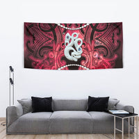 Maori Matariki Manaia Whero Tapestry Maori Kowhaiwhai Pattern Galaxy