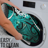 Maori Matariki Manaia Turquoise Bathroom Set Maori Kowhaiwhai Pattern Galaxy LT01 - Polynesian Pride