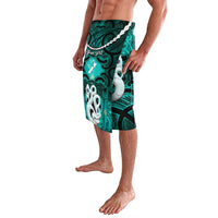Personalised Maori Matariki Manaia Turquoise Lavalava Maori Kowhaiwhai Pattern Galaxy