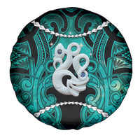 Maori Matariki Manaia Turquoise Spare Tire Cover Maori Kowhaiwhai Pattern Galaxy LT01 - Polynesian Pride