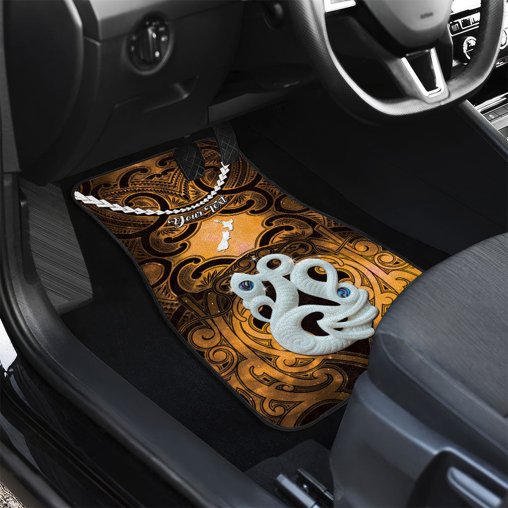 Personalised Maori Matariki Manaia Kowhai Car Mats Maori Kowhaiwhai Pattern Galaxy LT01 - Polynesian Pride