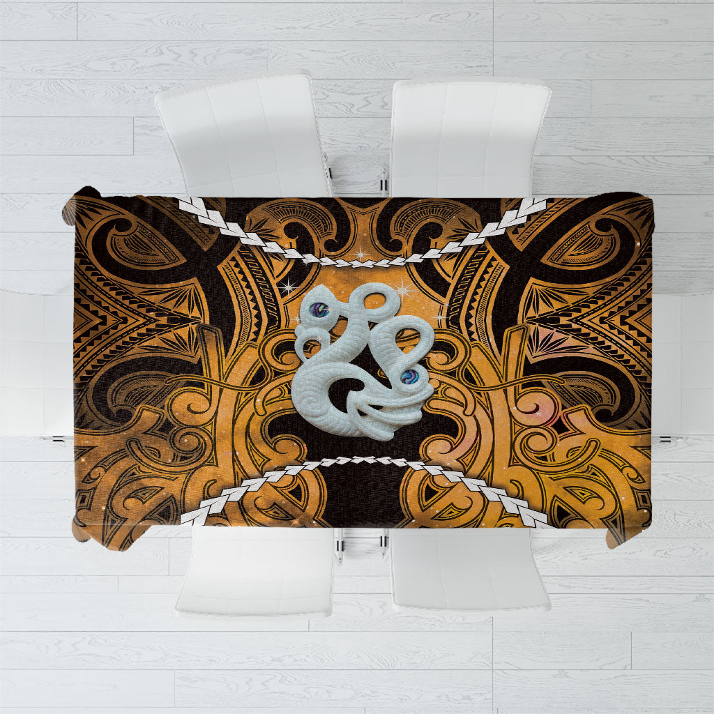 Maori Matariki Manaia Kowhai Tablecloth Maori Kowhaiwhai Pattern Galaxy