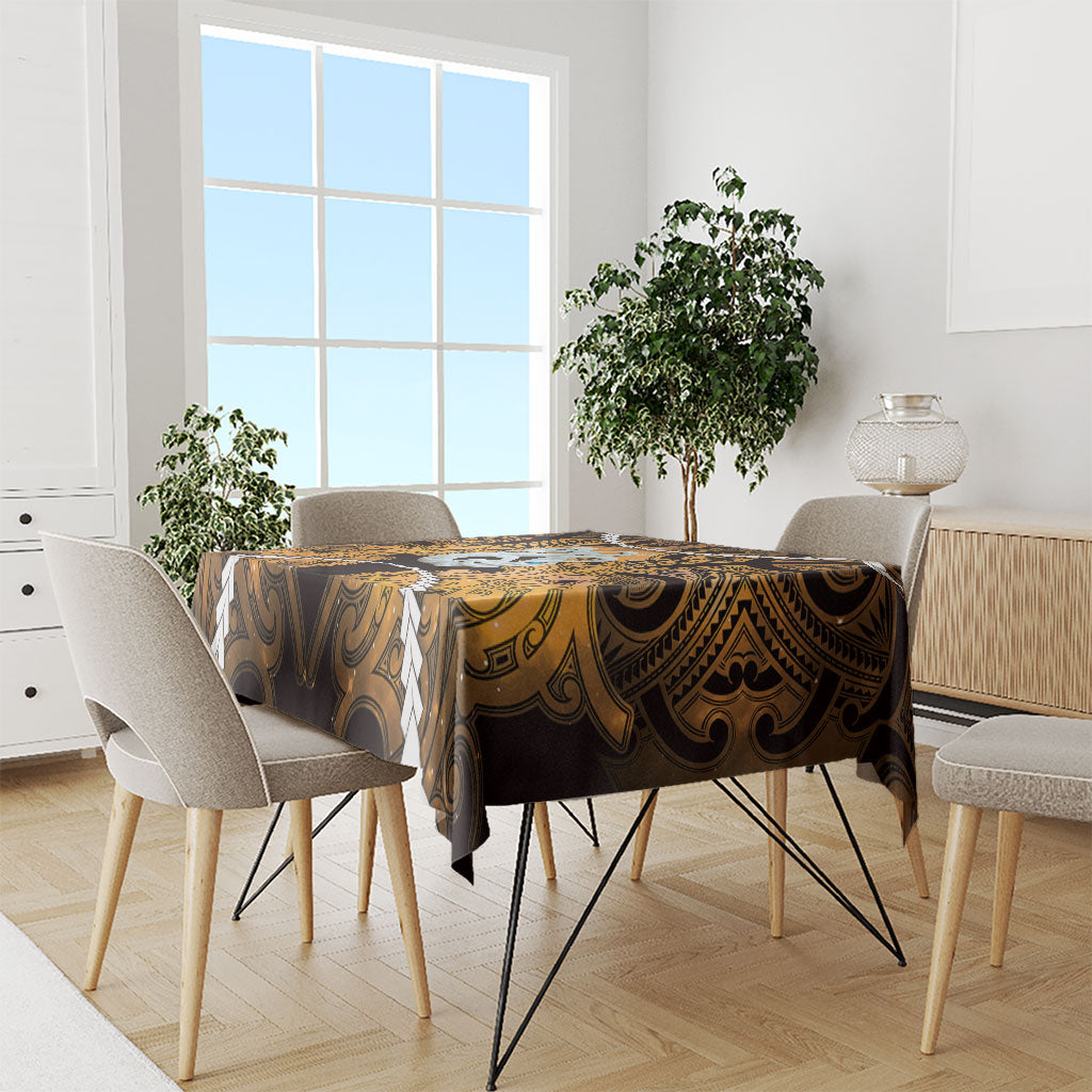 Maori Matariki Manaia Kowhai Tablecloth Maori Kowhaiwhai Pattern Galaxy