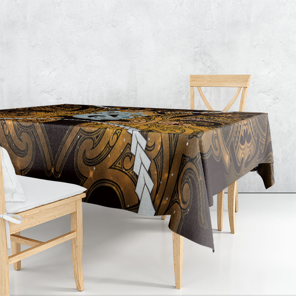 Maori Matariki Manaia Kowhai Tablecloth Maori Kowhaiwhai Pattern Galaxy