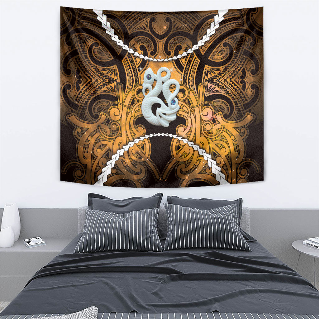 Maori Matariki Manaia Kowhai Tapestry Maori Kowhaiwhai Pattern Galaxy