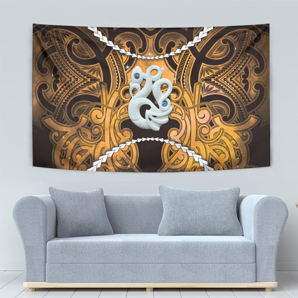 Maori Matariki Manaia Kowhai Tapestry Maori Kowhaiwhai Pattern Galaxy
