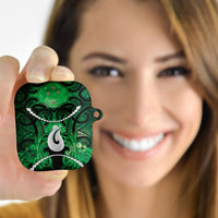 Maori Matariki Hei Matau Kakariki AirPods Case Maori Kowhaiwhai Pattern Galaxy LT01 - Polynesian Pride