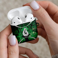 Maori Matariki Hei Matau Kakariki AirPods Case Maori Kowhaiwhai Pattern Galaxy LT01 - Polynesian Pride