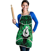 Maori Matariki Hei Matau Kakariki Apron Maori Kowhaiwhai Pattern Galaxy LT01 - Polynesian Pride