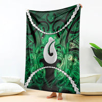 Maori Matariki Hei Matau Kakariki Blanket Maori Kowhaiwhai Pattern Galaxy