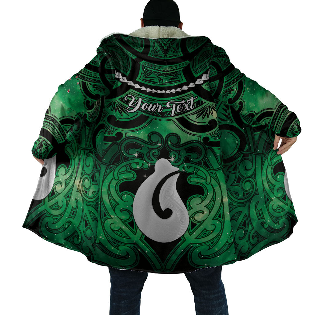 Personalised Maori Matariki Hei Matau Kakariki Cloak Maori Kowhaiwhai Pattern Galaxy LT01 - Polynesian Pride