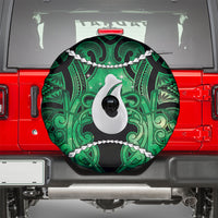 Maori Matariki Hei Matau Kakariki Spare Tire Cover Maori Kowhaiwhai Pattern Galaxy