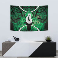 Maori Matariki Hei Matau Kakariki Tapestry Maori Kowhaiwhai Pattern Galaxy