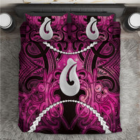Maori Matariki Hei Matau Mawhero Bedding Set Maori Kowhaiwhai Pattern Galaxy