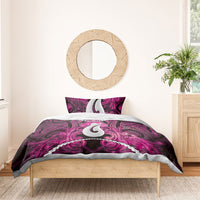 Maori Matariki Hei Matau Mawhero Bedding Set Maori Kowhaiwhai Pattern Galaxy