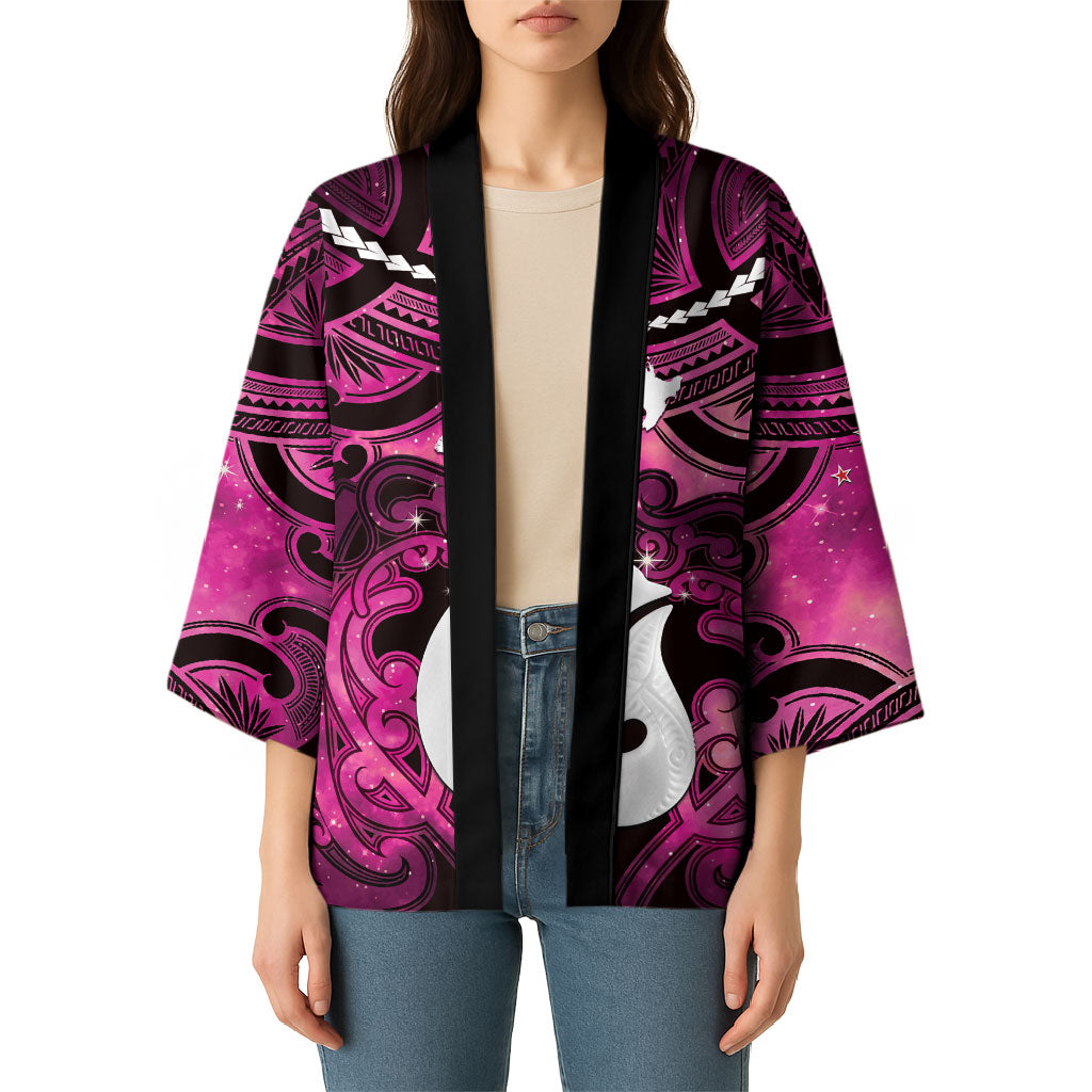 Personalised Maori Matariki Hei Matau Mawhero Kimono Maori Kowhaiwhai Pattern Galaxy LT01 - Polynesian Pride