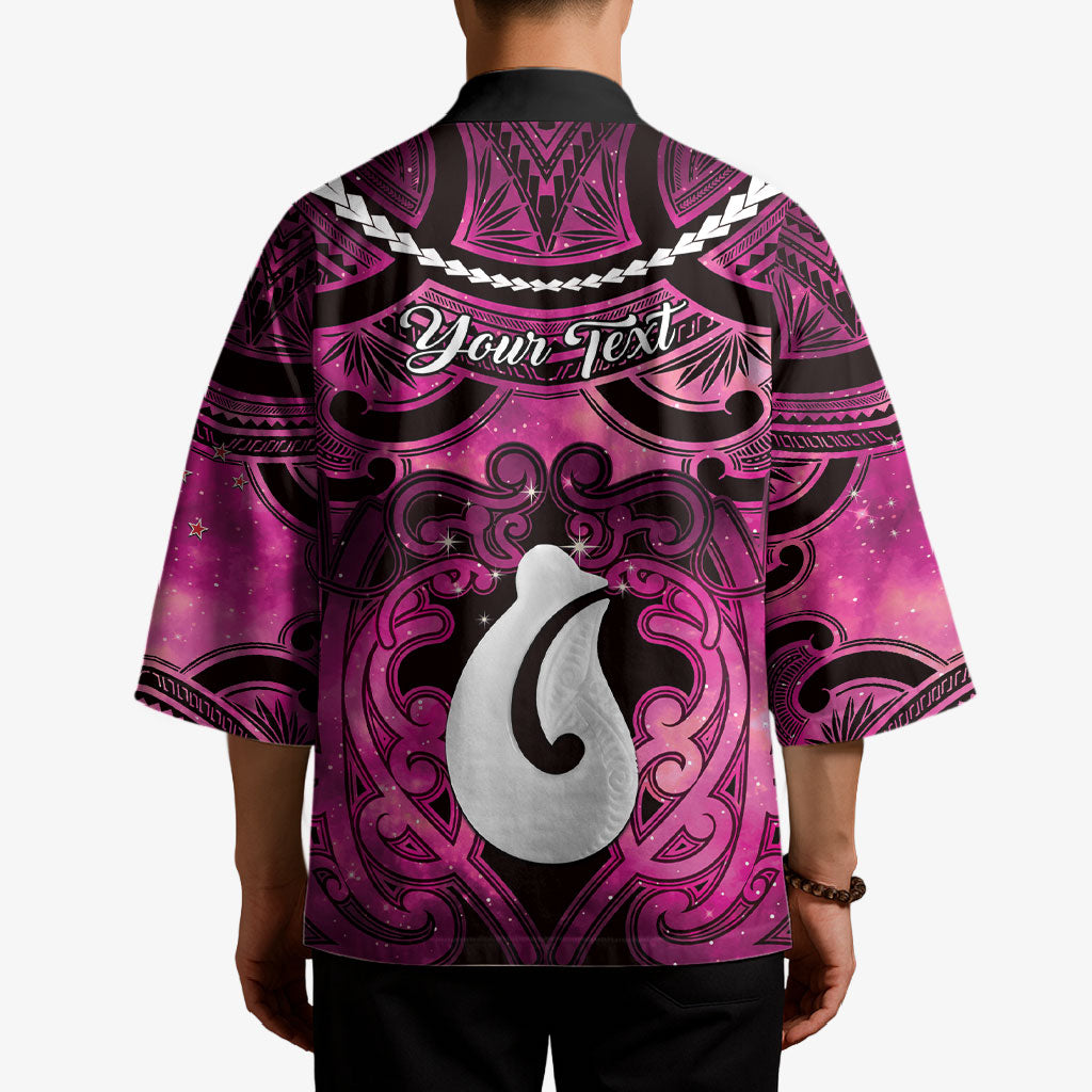 Personalised Maori Matariki Hei Matau Mawhero Kimono Maori Kowhaiwhai Pattern Galaxy LT01 - Polynesian Pride