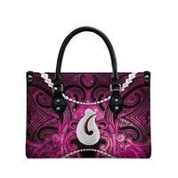 Maori Matariki Hei Matau Mawhero Leather Bag Maori Kowhaiwhai Pattern Galaxy LT01 - Polynesian Pride