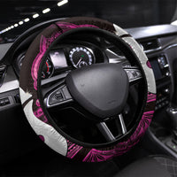 Maori Matariki Hei Matau Mawhero Steering Wheel Cover Maori Kowhaiwhai Pattern Galaxy