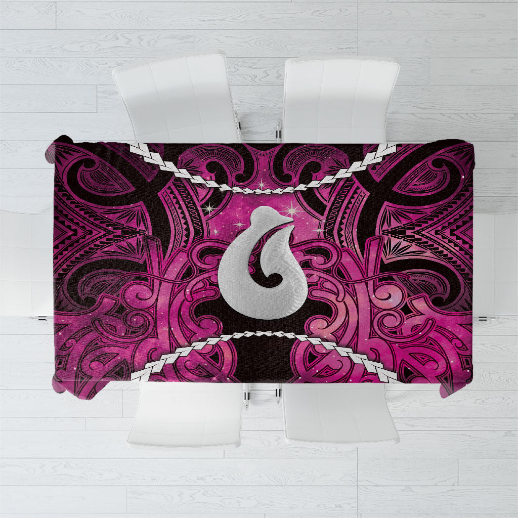 Maori Matariki Hei Matau Mawhero Tablecloth Maori Kowhaiwhai Pattern Galaxy