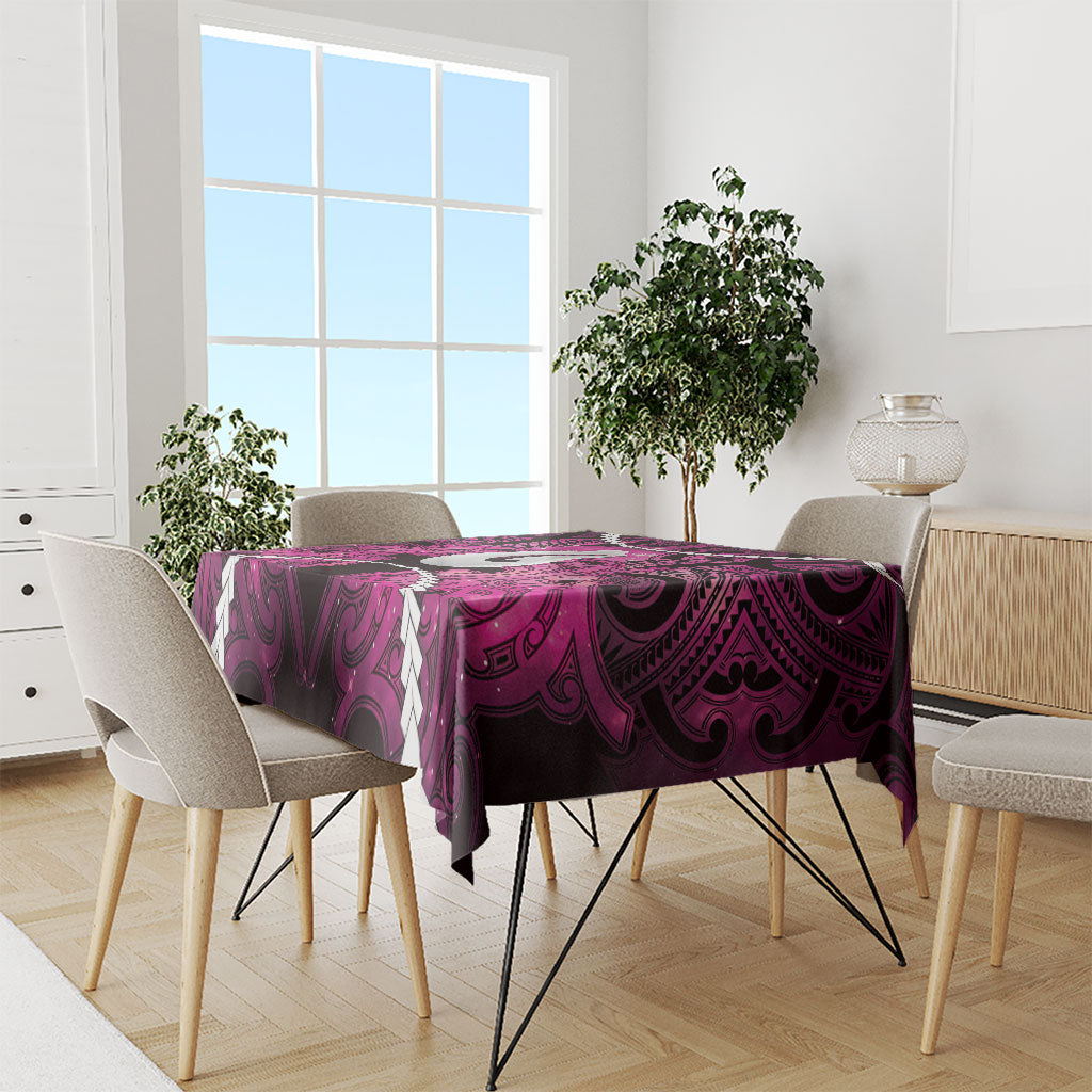 Maori Matariki Hei Matau Mawhero Tablecloth Maori Kowhaiwhai Pattern Galaxy
