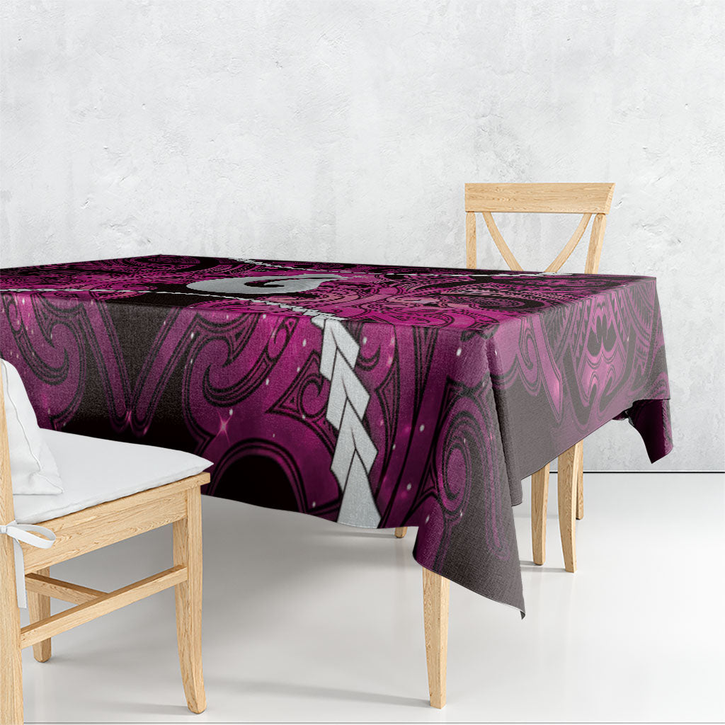 Maori Matariki Hei Matau Mawhero Tablecloth Maori Kowhaiwhai Pattern Galaxy