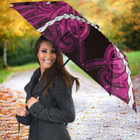 Maori Matariki Hei Matau Mawhero Umbrella Maori Kowhaiwhai Pattern Galaxy LT01 - Polynesian Pride