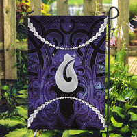 Maori Matariki Hei Matau Waiporoporo Garden Flag Maori Kowhaiwhai Pattern Galaxy