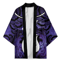 Personalised Maori Matariki Hei Matau Waiporoporo Kimono Maori Kowhaiwhai Pattern Galaxy
