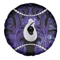Maori Matariki Hei Matau Waiporoporo Spare Tire Cover Maori Kowhaiwhai Pattern Galaxy LT01 - Polynesian Pride