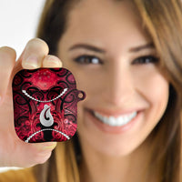 Maori Matariki Hei Matau Whero AirPods Case Maori Kowhaiwhai Pattern Galaxy LT01 - Polynesian Pride